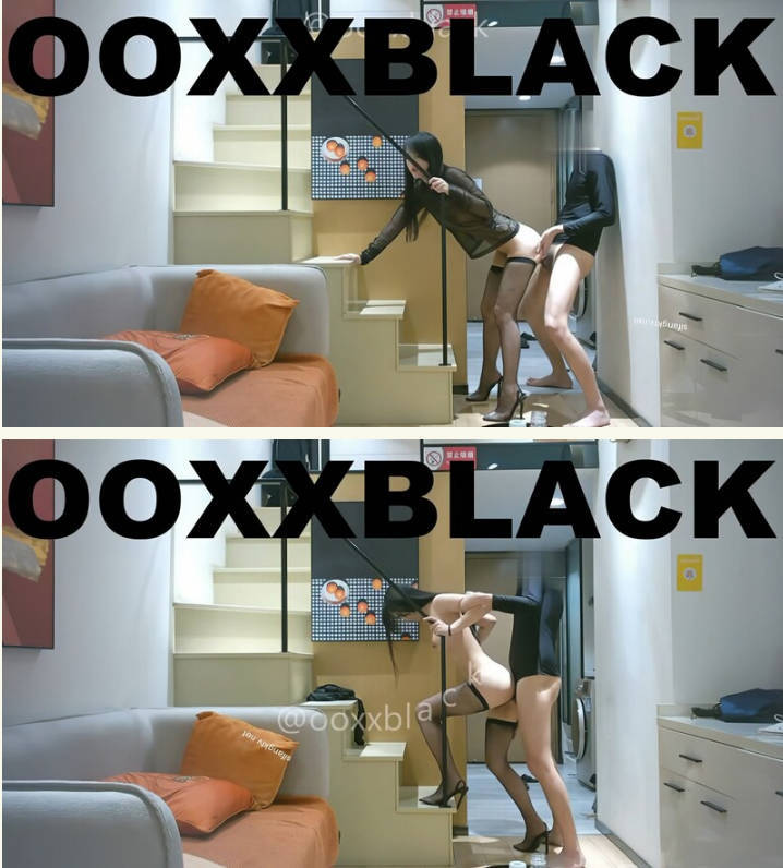 【超清4K版精品】推特原创大神【OOXXBLACK】口活一流步步紧逼，先是艳舞挑逗，从沙发战至楼梯到沙发