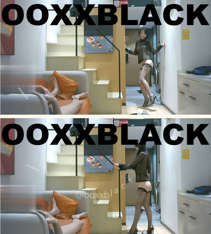 【超清4K版精品】推特原创大神【OOXXBLACK】口活一流步步紧逼，先是艳舞挑逗，从沙发战至楼梯到沙发