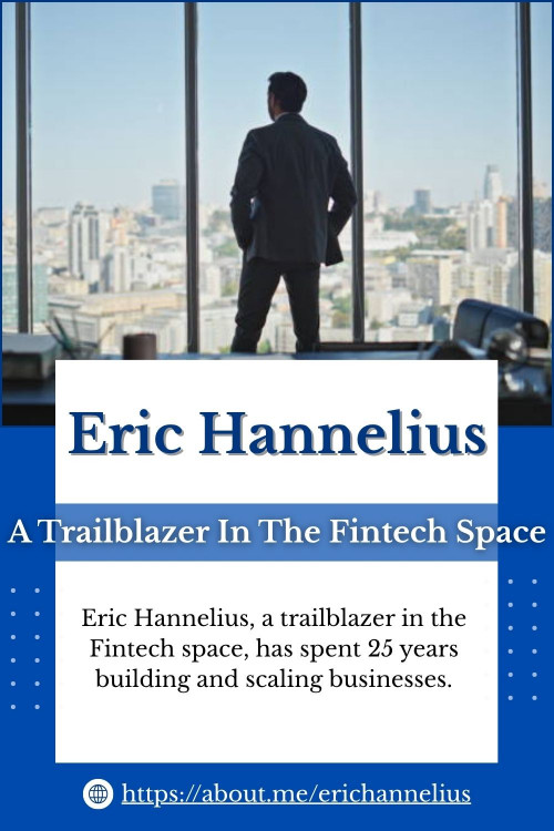 Eric Hannelius is an accomplished entrepreneur with a 25-year track record in Fintech and venture capital. He founded Vision Payment Solutions Inc., transforming it into a global leader before selling it to EVO Payments International.