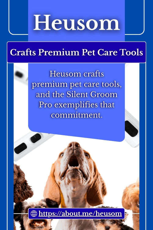 Heusom pioneers pet grooming innovation with a mission to redefine comfort and safety for animals. Its signature product, the Silent Groom Pro, operates below 40 dB with low vibration, transforming nail trimming into a stress-free experience.