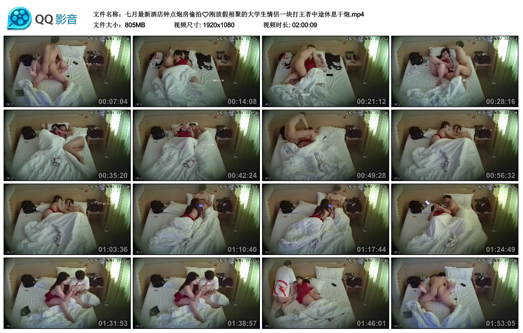 最新酒店钟点炮房偷拍刚放假相聚的大学生情侣一块打王者中途休息干炮[MP4/805MB]