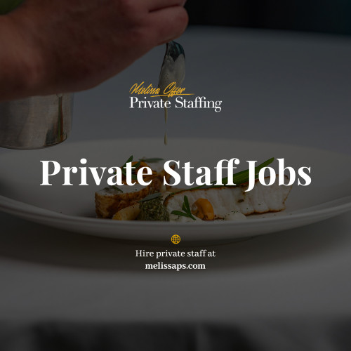 Private Staff Jobs provide rewarding career opportunities in private households, supporting daily operations with professionalism and discretion. Roles such as nannies, personal assistants, chauffeurs, and estate staff require trust, reliability, and attention to detail. These positions offer stable employment, competitive pay, and long-term growth in refined, well-managed environments.

Visit: https://melissaps.com/jobs