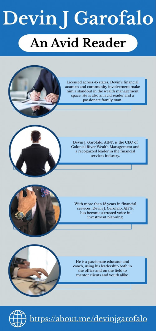As an industry-recognized financial advisor, Devin J. Garofalo, AIF®, oversees Colonial River Wealth Management and serves on LPL Financial’s executive council. He is a passionate educator and coach, using his leadership both in the office and on the field to mentor clients and youth alike.