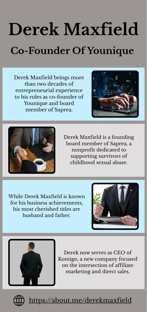 To Derek Maxfield, success means using business as a platform for good. After 12 years in direct sales software development, Derek launched Younique in 2012 with his sister. The company’s innovative use of mobile tools and social selling reshaped the cosmetics industry.
