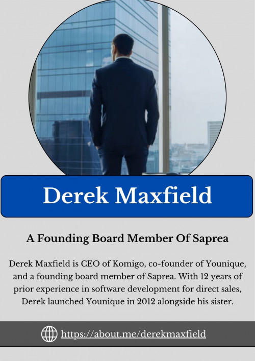Derek Maxfield brings more than two decades of entrepreneurial experience to his roles as co-founder of Younique and board member of Saprea. After twelve years of developing software for leading direct sales organizations, Derek saw untapped potential in social selling.