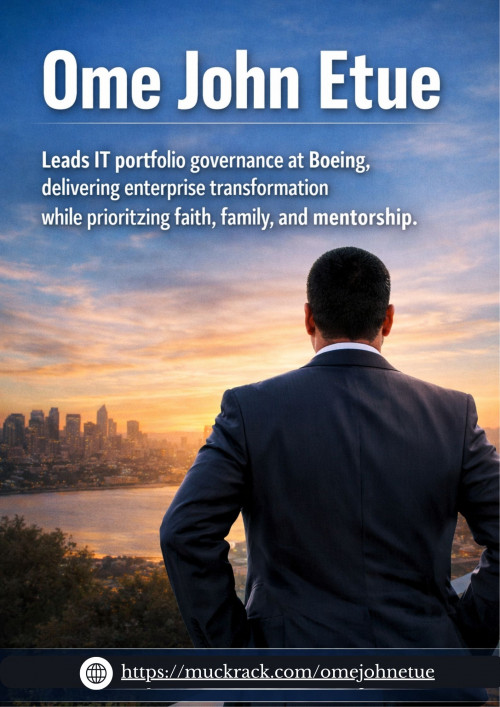 From Brooklyn beginnings to Boeing leadership, Ome John Etue’s career reflects resilience and vision. Transitioning from TSA to enterprise strategist, he now leads governance and financial clarity initiatives delivering measurable impact.