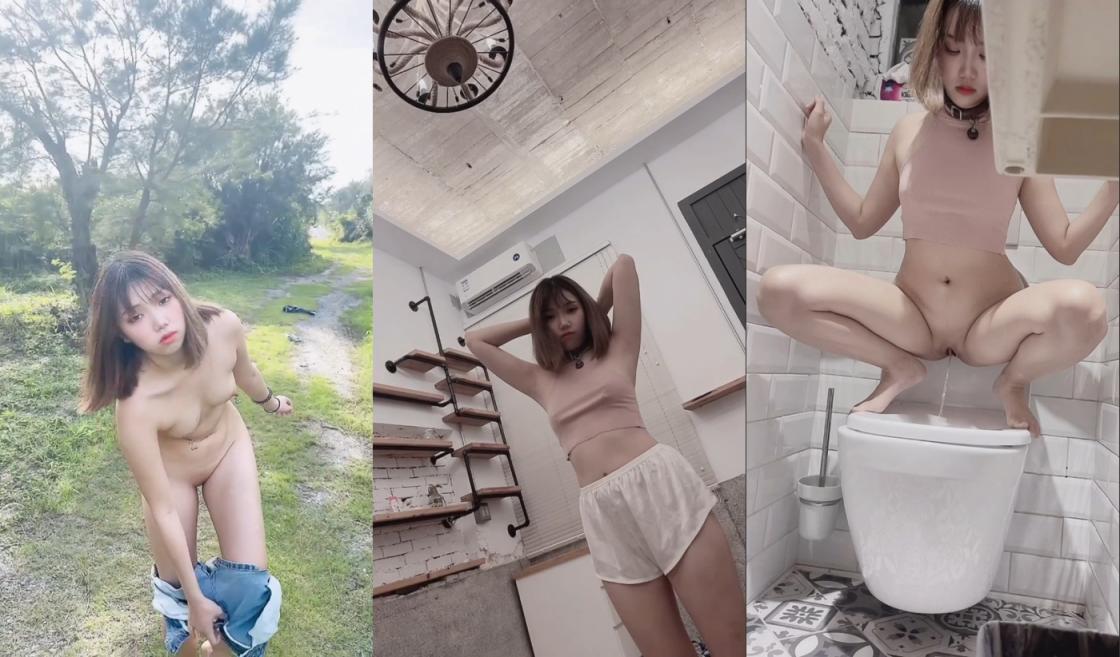 推特年轻露脸小母狗【LUNA】无水原版福利,裸体跳绳,户外多种炸裂调教,潮喷