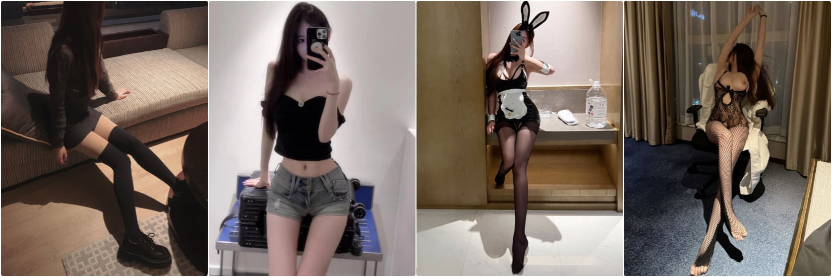 【短片x20】兔美醬變態弟弟偷姐姐絲襪擼管被發現