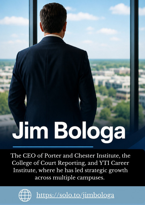 With decades of experience in finance, operations, and education, Jim Bologa serves as President and CEO of Porter and Chester Institute, the College of Court Reporting, and YTI Career Institute. He has led enrollment efforts, compliance improvements, and instructional updates across campuses in Connecticut, Indiana, Massachusetts, and Pennsylvania.