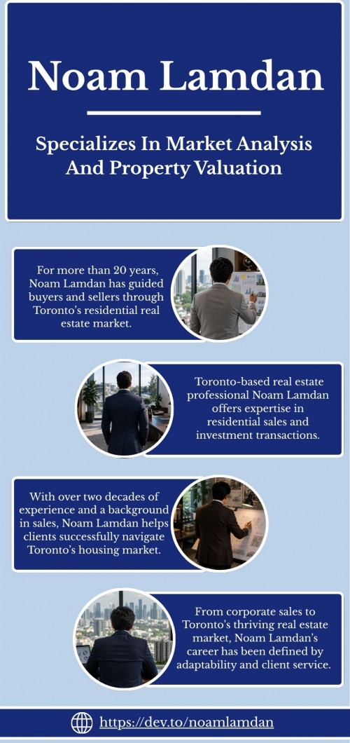 In Toronto’s competitive housing market, Noam Lamdan brings extensive expertise as a real estate sales representative. At Maple Crest Realty, he focuses on residential sales and investment properties, drawing on skills from his previous sales role at Northern Edge Communications. He holds a business degree from the University of Toronto and remains engaged in professional real estate circles.