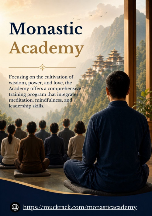 Rooted in monastic traditions and tailored for the modern world, The Monastic Academy offers an unmatched training program. Participants cultivate their mindfulness, leadership skills, and compassion through rigorous training.