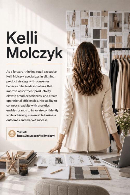 With expertise spanning merchandising, planning, and brand strategy, Kelli Molczyk creates retail solutions that connect with evolving consumer expectations. She excels at identifying emerging opportunities, refining assortments, and elevating product performance. Through collaborative leadership and data-driven decision-making, Kelli consistently delivers innovation, profitability, and long-term brand growth across markets.