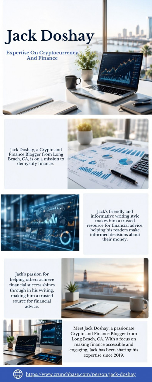 Jack Doshay, a Crypto and Finance Blogger from Long Beach, CA, is on a mission to help his readers achieve financial freedom. Since 2019, Jack has been sharing his insights on cryptocurrency, finance, and effective money-making strategies. Graduating high school in 2022, he is committed to providing his readers with valuable information and tips to help them achieve their financial goals. With a friendly and approachable writing style, Jack's blog is a must-read for anyone looking to improve their financial literacy and make smart financial decisions.