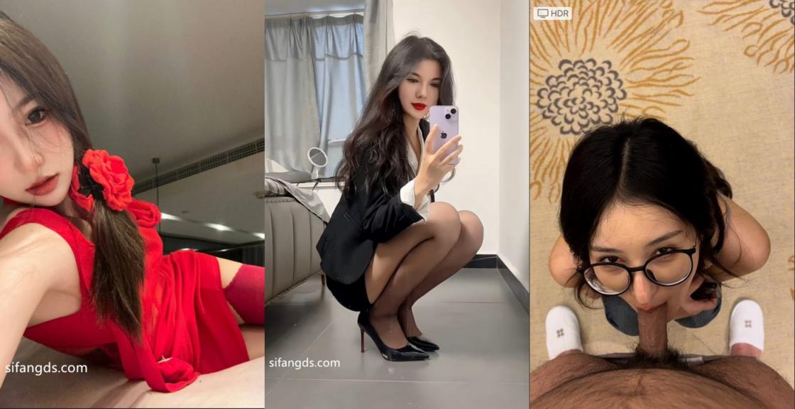 【短片x20】安徽短髮女大全露臉～電腦桌下邊打遊戲邊口