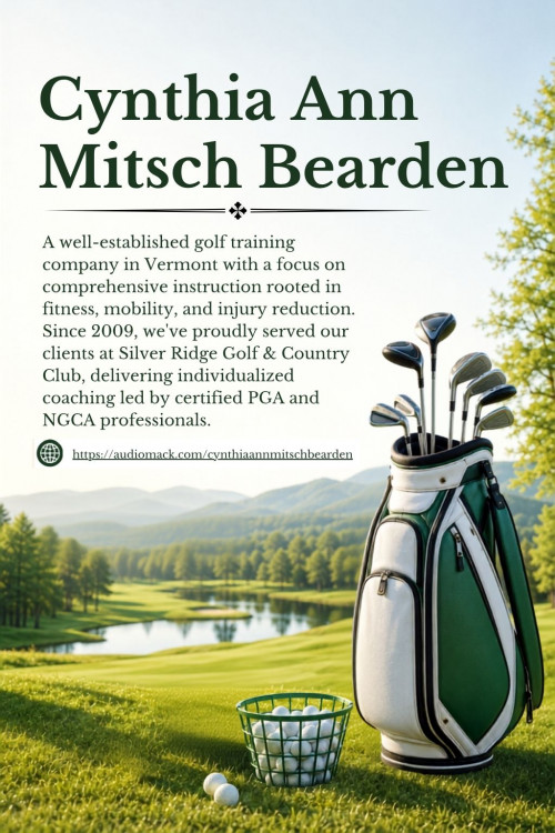 Cynthia Ann & Mitsch Bearden offers a unique approach to golf training by integrating injury prevention and athletic conditioning into every session. Located at Silver Ridge Golf & Country Club since 2009, the Vermont-based company brings over 15 years of experience to the course. All instructors are certified through the PGA and NGCA. Community impact is also a core value, with ongoing volunteer efforts supporting youth clinics and golf-related charity events throughout the region.