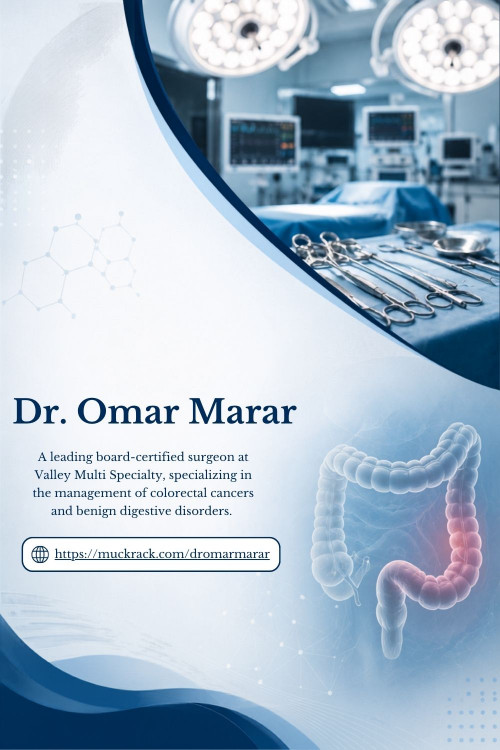 A board-certified specialist, Dr. Omar Marar serves the Phoenix community at Valley Surgical Clinics. After completing a prestigious fellowship at Thomas Jefferson University Hospital, he focused his practice on advanced colorectal cancer treatment and minimally invasive techniques.